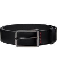 HUGO - Leather Logo-buckle Belt - Lyst