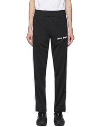 Palm Angels Black Classic Track Trousers