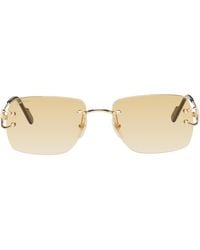 Cartier - Classic C Motif Sunglasses - Lyst