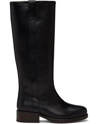 A.P.C. - . Black Heloise Boots - Lyst