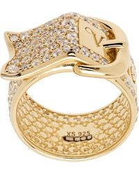 Vivienne Westwood - Pave Belt Ring - Lyst