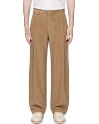 Carter Young - Tan Allen Corduroy Trousers - Lyst