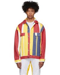 Multicolor Karl Kani Edition Linen Denim Vertige Jacket Multicolor Karl Kani Edition Linen Denim Vertige Jacket