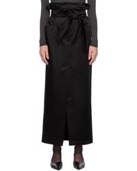 Max Mara - Black Alcade Maxi Skirt - Lyst