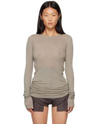 Rick Owens - Tower Basic Ls T-Shirt - Lyst