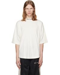 Palm Angels - Off- Classic Logo Over T-Shirt - Lyst