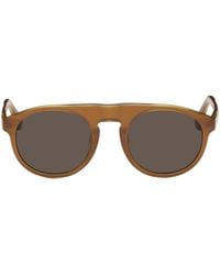 Dries Van Noten - Brown Linda Farrow Edition 91 C9 Sunglasses - Lyst