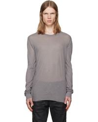 Rick Owens - Tower Basic Ls T-Shirt - Lyst