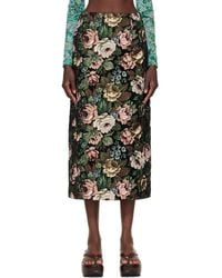 Dries Van Noten - Floral Maxi Skirt - Lyst