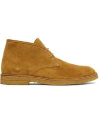 A.P.C. - . Tan Theo Boots - Lyst