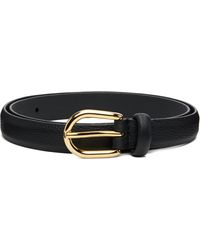 Anderson's - Skinny Nappa Leather Belt - Lyst