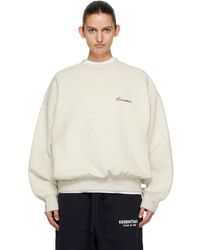 Fear Of God - Off- Classic Crewneck Sweatshirt - Lyst
