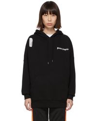 Palm Angels Pull a capuche noir New Basic