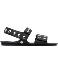 KHAITE - Leather Boden Sandals - Lyst