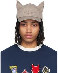 Charles Jeffrey - Taupe Pierced Ears Cap - Lyst