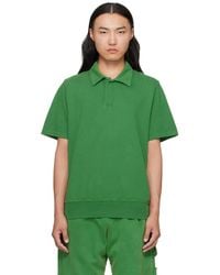 Les Tien - Piqué S/S Banded Tennis Polo - Lyst