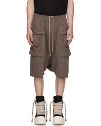 Rick Owens - Taupe Tower Creatch Cargo Pods Shorts - Lyst