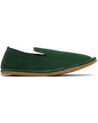Dries Van Noten - Green Slip-on Loafers - Lyst