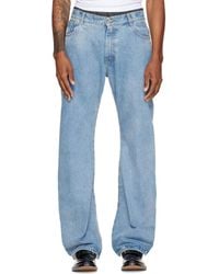 Vetements - Transparent Back O-Leg Jeans - Lyst