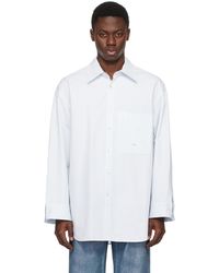 WOOYOUNGMI - Chemise blanche à rayures - Lyst