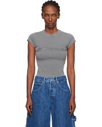 Alexander Wang - Crystal Logo Cotton Baby T-Shirt - Lyst