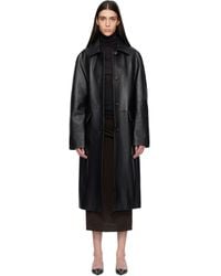 TOTEME - Raglan Leather Coat - Lyst