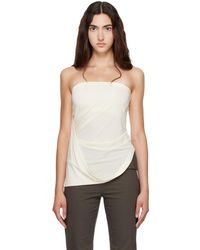 Helmut Lang - Off- Twisted Tube Top - Lyst