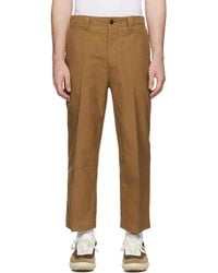 Visvim Brown High-water Chino Trousers for Men | Lyst Visvim Brown High-water Chino Trousers for Men | Lyst