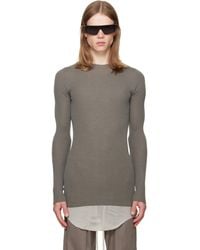 Rick Owens - Tower Ribbed Round Neck Sweater - Lyst