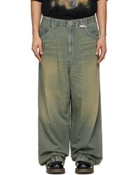 Maison Mihara Yasuhiro - Light Wide Jeans - Lyst