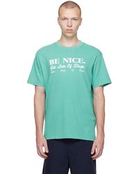 Sporty & Rich - Blue 'be Nice' T-shirt - Lyst