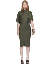 Rick Owens - カーキ Concordians Seb ミディアムワンピース - Lyst