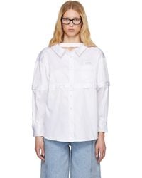 ROKH - Multi Button Broken Shirt - Lyst