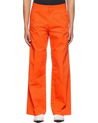Raf Simons Workwear Kneepatches Trousers - Orange