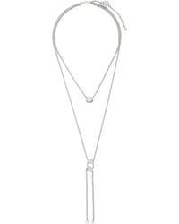 Lemaire Abacus スタッドピアス ナチュラル | Lyst