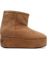 Balenciaga - Tan Alaska Platform Boots - Lyst