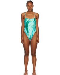 Collina Strada - Ssense Exclusive Nylon One-piece Swimsuit - Lyst