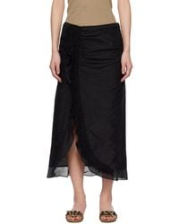 Isabel Marant - Velina Crochet Cotton Silk Midi Skirt - Lyst