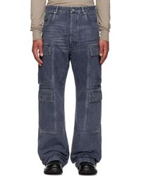 Rick Owens - Concordians Double Cargo Jeans - Lyst