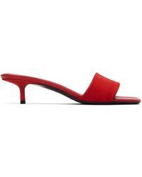 Loulou de Saison - Sarafina Kitten Mule Heeled Sandals - Lyst