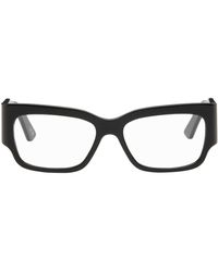 Balenciaga - Black Rectangular Glasses - Lyst
