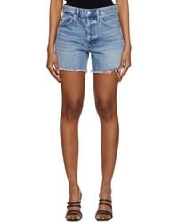 Citizens of Humanity - Blue Annabelle Long Denim Shorts - Lyst