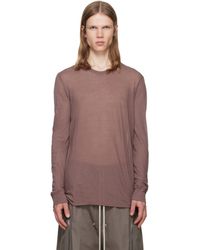 Rick Owens - Tower Basic Ls T-Shirt - Lyst