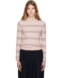 OPEN YY - Jacquard Pullover Sweater - Lyst