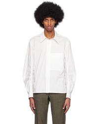 WOOYOUNGMI - White Vented Shirt - Lyst