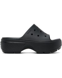 Crocs™ - Sandales à enfiler noires - stomp - Lyst
