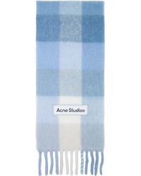 Acne Studios - Mohair Checked Scarf - Lyst