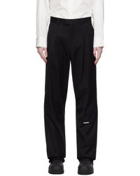 C2H4 - Trailblazer Pleated Turn-up Tailor Trousers - Lyst