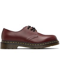 Dr. Martens - Burgundy 1461 Smooth Leather Oxford Derbys - Lyst