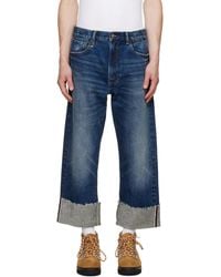 R13 - Cuffed X-Boyfriend Jeans - Lyst